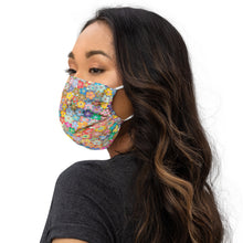 Load image into Gallery viewer, Floral Mosaic ~ Premium face mask
