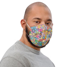 Load image into Gallery viewer, Floral Mosaic ~ Premium face mask
