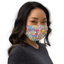 Load image into Gallery viewer, Floral Mosaic ~ Premium face mask
