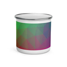 Load image into Gallery viewer, Colorful Geometric Enamel Mug
