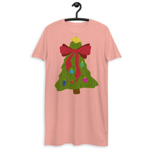 Load image into Gallery viewer, T-shirt Dress ~ Christmas Tree
