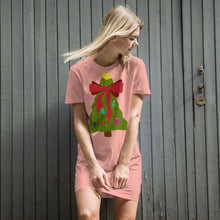 Load image into Gallery viewer, T-shirt Dress ~ Christmas Tree
