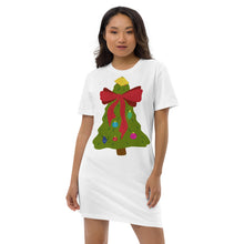 Load image into Gallery viewer, T-shirt Dress ~ Christmas Tree
